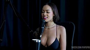 alice vasconcelos nerdy latina bdsm casting interview moments with raphaela savanah sheer red