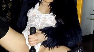 horny teen squirts wildly from dildo masturbation in uncensored homemade close-up frenzy