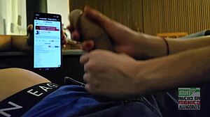 petite mexicana cuckolding boyfriend with oral and cowgirl on huge cock homemade first time?