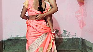 dehati chachi called home for wild chubby fingering fuck