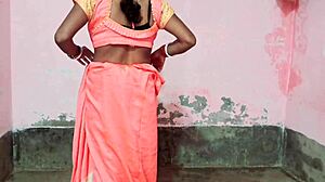 dehati chachi called home for wild chubby fingering fuck