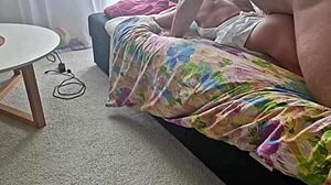 stepmom begs stepson: cum deep in my wet pussy now!