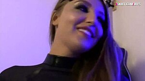 Superhero Costume Teens Suck Monster Cocks in Orgy