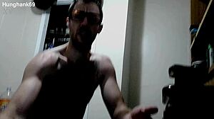 Hunghank69's Black Belt Cowboy Devours Monster Cock in Workout Frenzy