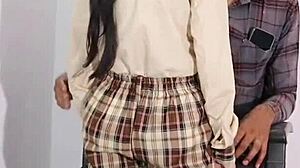 My tight schoolgirl pussy wrecked by teacher's monster cock