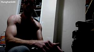 Hunghank69's Black Belt Cowboy Devours Monster Cock in Workout Frenzy