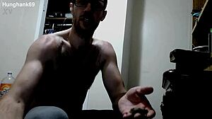 Hunghank69's Black Belt Cowboy Devours Monster Cock in Workout Frenzy