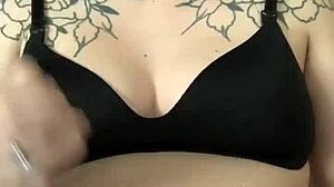 pregnant belly swells from extreme stuffing session