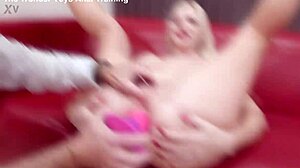 kitty li impales ass on handmade toy plus brutal fisting