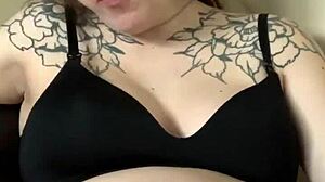 pregnant belly swells from extreme stuffing session