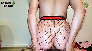 feeling naughty anal pounding on christmas eve with milf curves