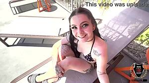 lily thot, rome major's cum flooding your pale tattooed ass deep?