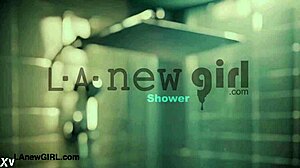 Petite Asian Teen Model's Sensual Bath Tease and Body Wash