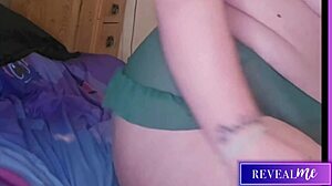 revealme's curvy babe teases with ass shake, dildo ride and wet fingering play