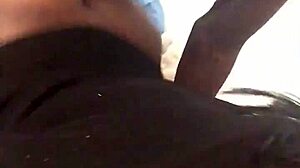 black teen ass pounded hardcore from behind rough and deep