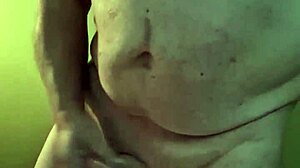 horny old man chris strokes homemade european cock