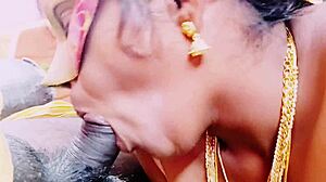 Desi bhabi cheats on hubby with swamiji's dirty Telugu talk fuck