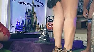 paty bumbum's halloween fetish party with fada mel, taissa winkler, leo fernandes and el toro de oro?