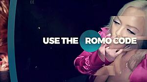 hot busty blonde slurps juicy cocks through gloryhole nonstop