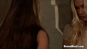 after her bath, the dominating czech mistress inspects her bound teen slave