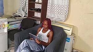 Ebony Girlfriend Anal Creampie Doggystyle Pov