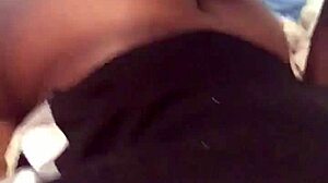 black teen ass pounded hardcore from behind rough and deep