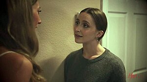 hey, wanna see this lesbian couple grind on sleeping stepmom?