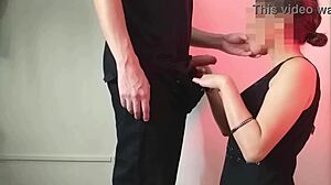 my stepbrother asks me for blowjob after party