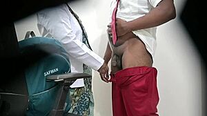 fair? doc lady checks schoolboy's dick in hospital public