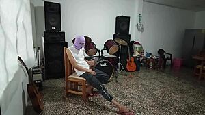 music teacher gets her student all worked up