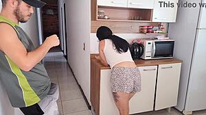 Risky Fuck with Hubby's Best Friend While He's Showering