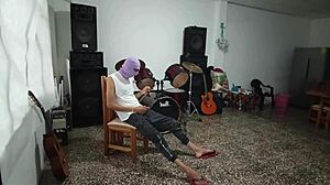 music teacher gets her student all worked up