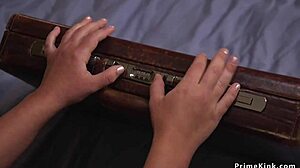 Thief slave anal assfucked rough in bondage by burglar master