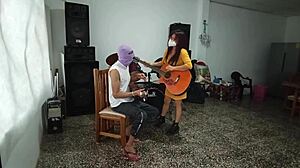 music teacher gets her student all worked up