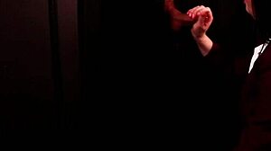 Innocent student deepthroats and swallows at gloryhole cum fest