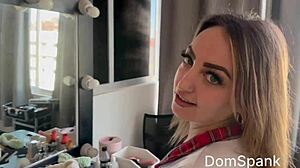Sexy Spanish babe Labona sucks and fucks backstage full video