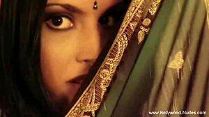 my forbidden indian dance tease turns into erotic brunette strip fun