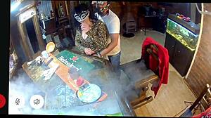 Wife caught riding biker cock on ring cam?