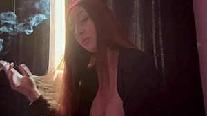 my italian milf artemisia love smokes big tits slow motion