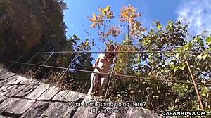 hey maki hojo, naked outdoors masturbating wildly, you coming?