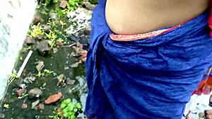 Dad catches stepson fucking his stepmom deep in dense jungle