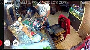 Wife caught riding biker cock on ring cam?