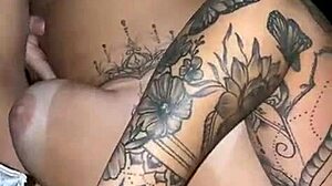 Hubby invites stranger to fuck my pussy hard in swing cabin