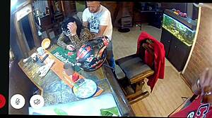 Wife caught riding biker cock on ring cam?