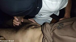 pornstar brasil hooks up in underground porn cinema for submissive anal quickie