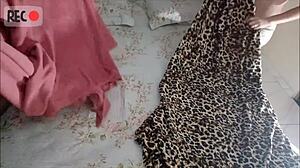 dad lies to make neighbor share bed with young sub girl handjob cum on ass homemade taboo