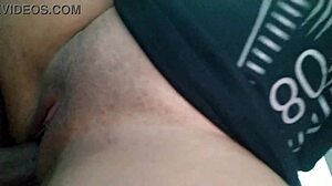 my fat wife fucks neighbor in bathroom creampie till hubby walks in