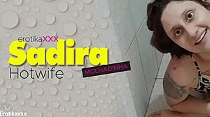 sadira hotwife gets wet and molhadinha in trailer