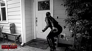 Cat Burglar Milf in Catsuit Ties Up and Blows Pov