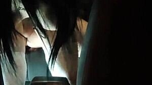 Step-Cousin Begs For Secret Car Fuck Before They Find Out